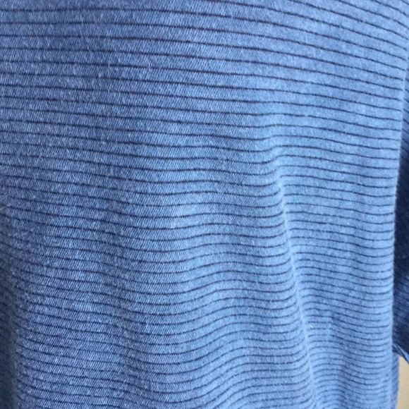 Lucky Brand Woman's Stripe Lace Up Ruffle Tee - Picture 2 of 5